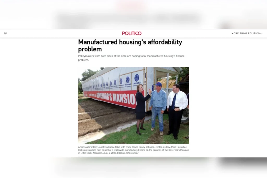 Manufactured housing’s affordability problem